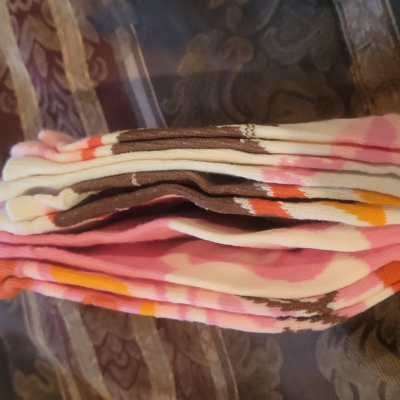 Barbie Colorful Patterned Socks 5 Pack Cool Colors For Sneakers Ankle - Picture 3 of 4